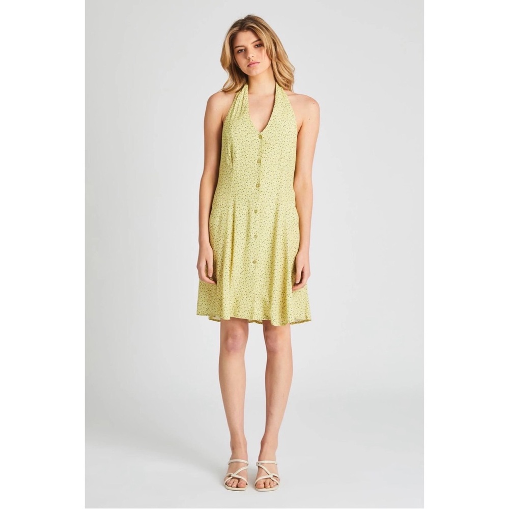 ROLLA’S Citron Mini Tulips Halter Dress - Picture 3 of 5